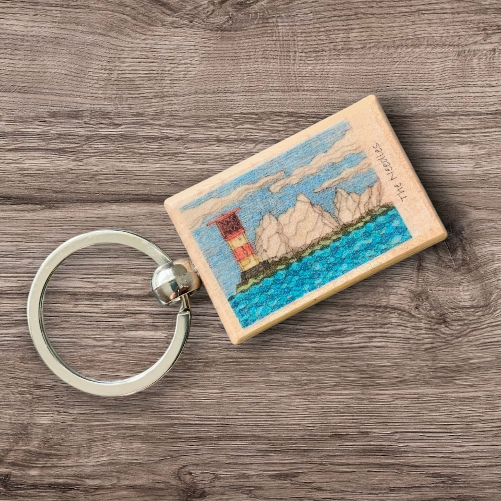 The Needles Isle of Wight Souvenir Keyring