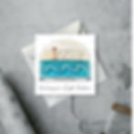 Thumbnail: Isle of Wight Christmas Card, The Needles Snowglobe 