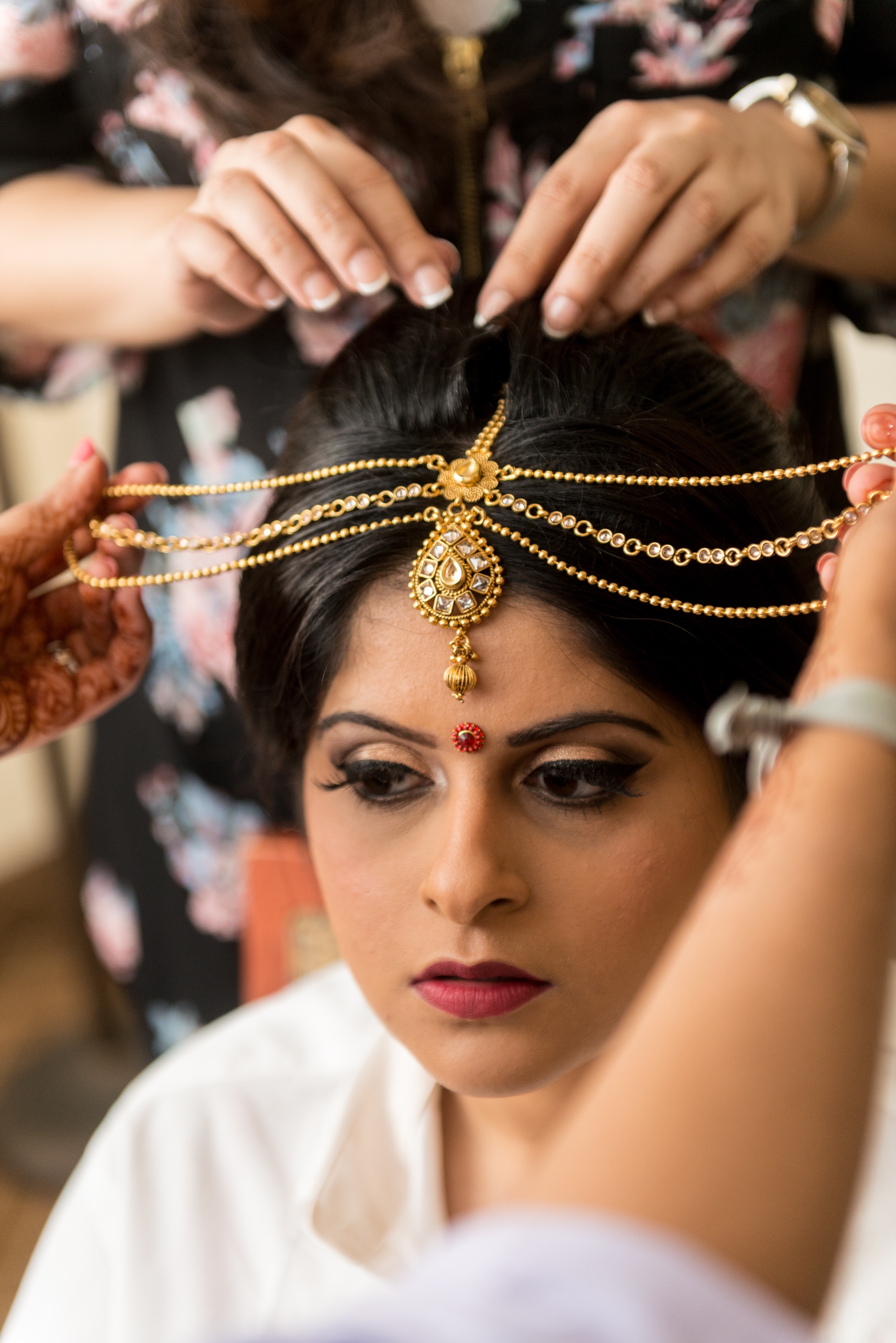 Indian bridal makeup and hair