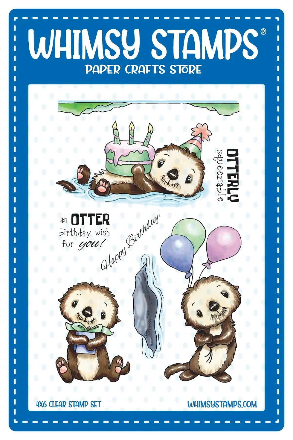 An Otter Birthday Clear Stamps