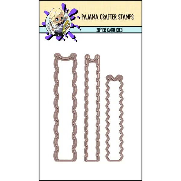 Zipper Card Die Set