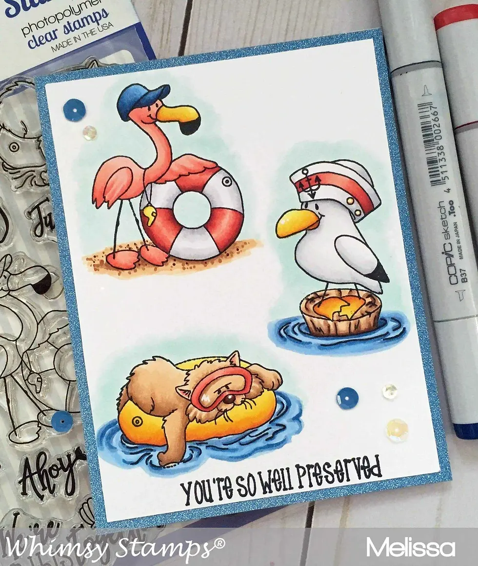 Thumbnail: Ahoy, Matey! Clear Stamps