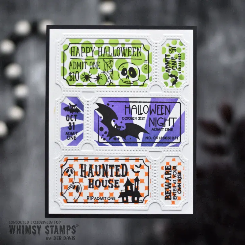 Thumbnail: Terrific Tickets Shadows and Patterns Layering Stencil