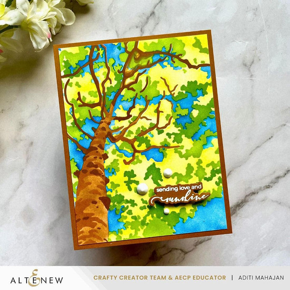 Thumbnail: Stencil Art: Aspen Sky Layering Stencil Set (6 in 1)