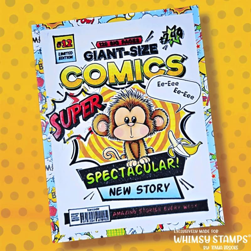 Thumbnail: Adorable Monkeys Clear Stamps