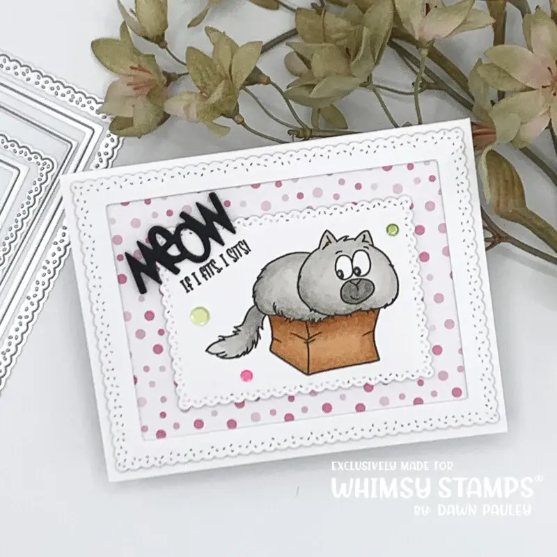 Thumbnail: Cat Me-Wow Birthday Clear Stamps
