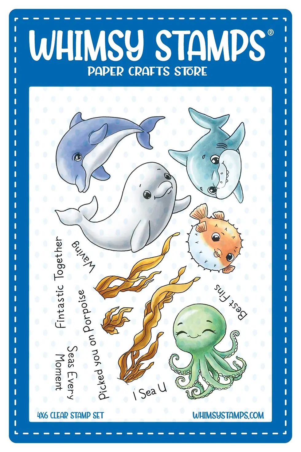 Thumbnail: Ocean Friends Clear Stamps