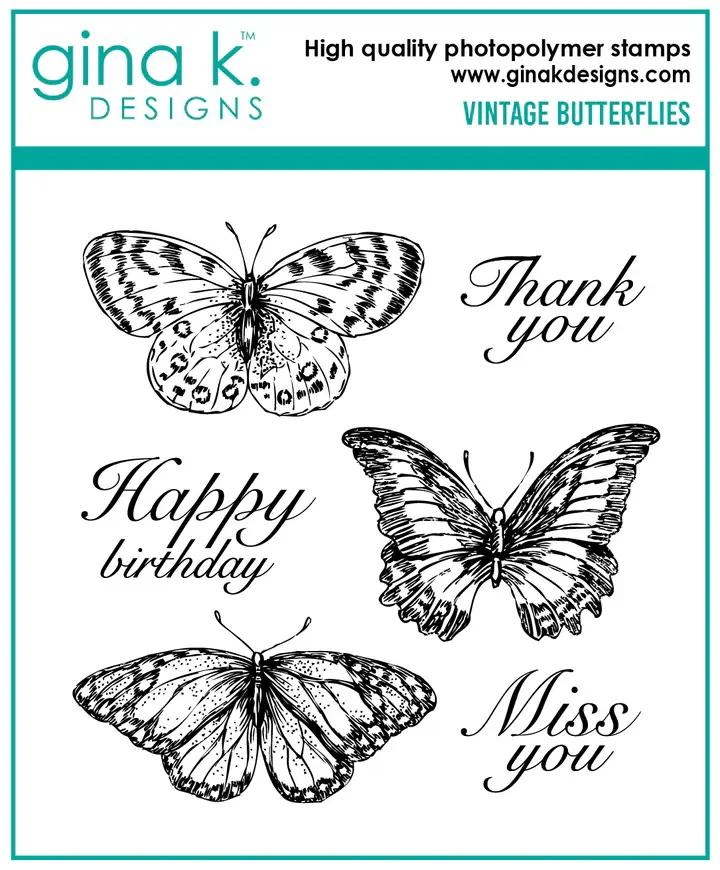 STAMPS- Vintage Butterflies