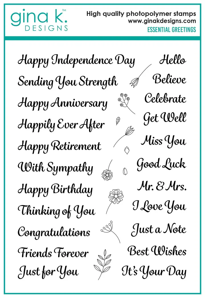 STAMPS - Essential Greetings