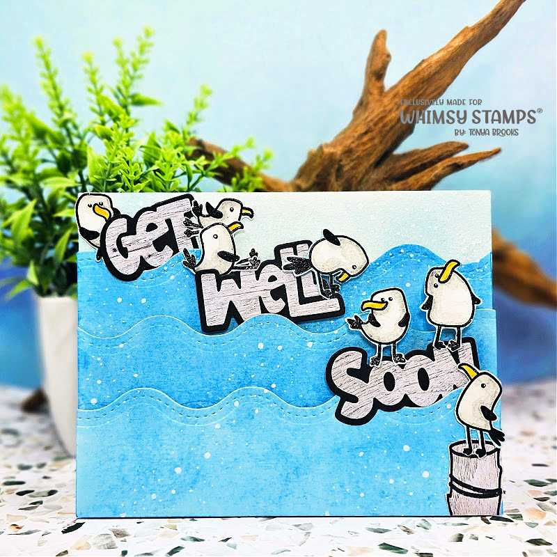 Thumbnail: Get Well Soon Word and Shadow Die Set