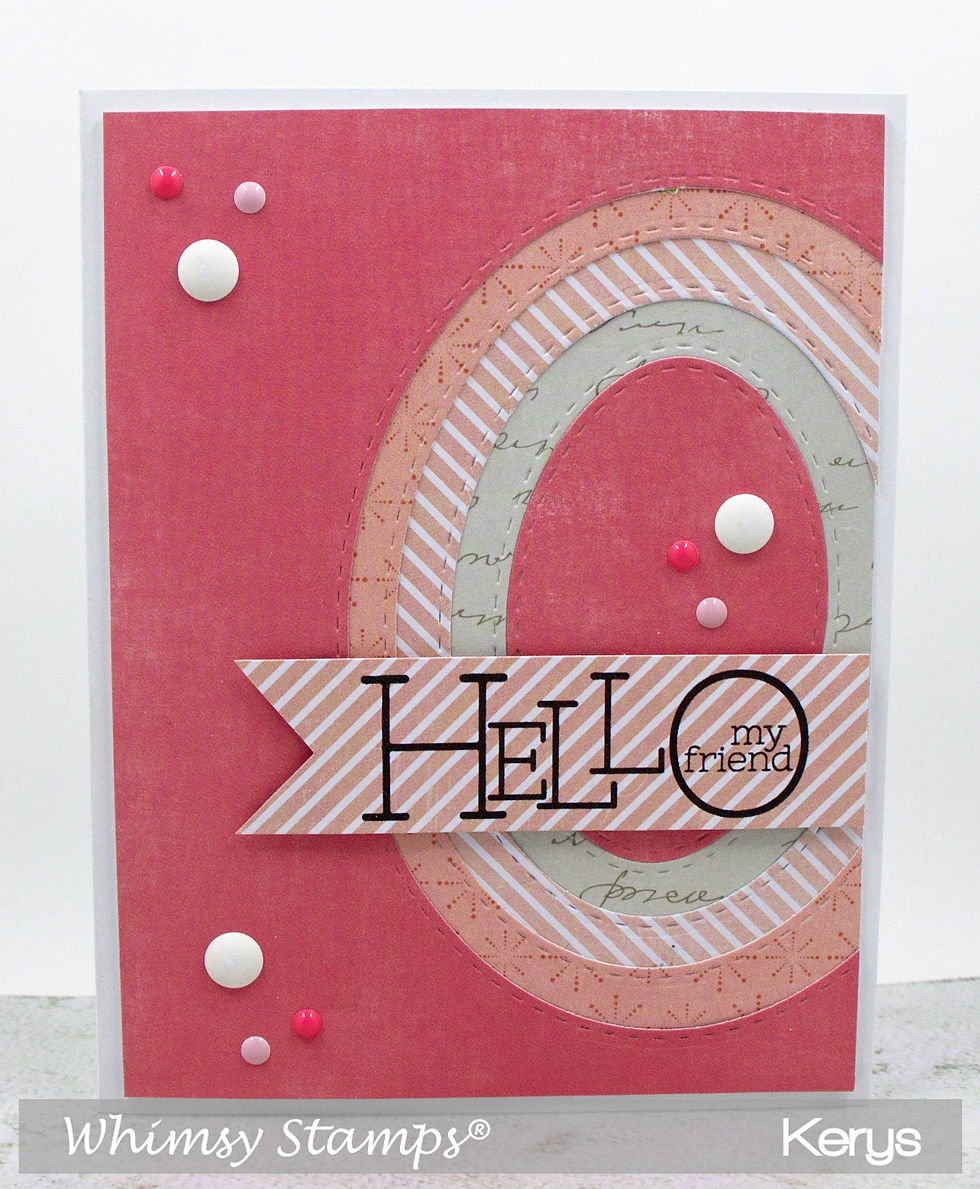 Thumbnail: Basic Stitched Ovals Die Set