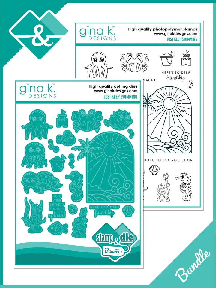 BUNDLE - Just Keep Swimming Bundle - Stamps and Dies