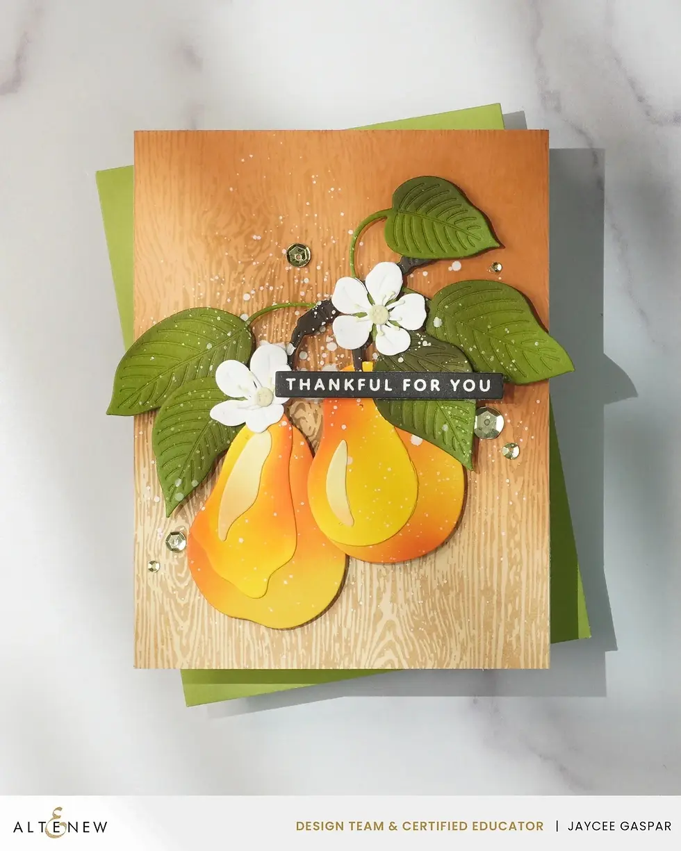 Thumbnail: Creative Cuts: Fresh Pears Layering Die Set
