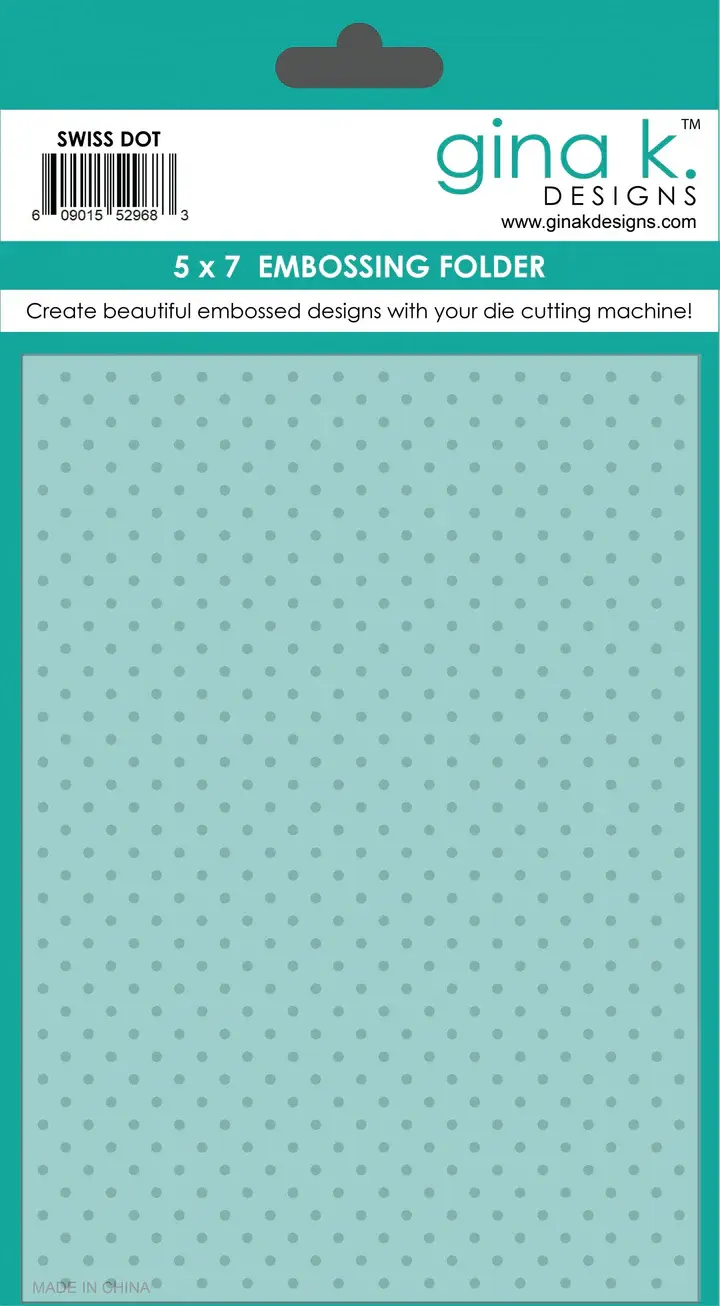 EMBOSSING FOLDER - Swiss Dot