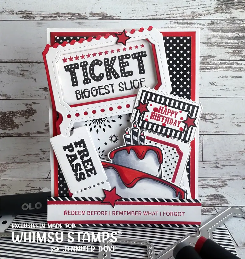 Thumbnail: Terrific Slim Tickets Windows Die Set