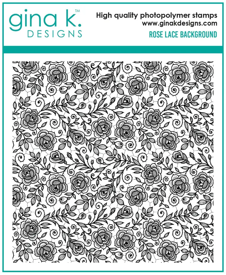 BACKGROUND STAMP - Rose Lace