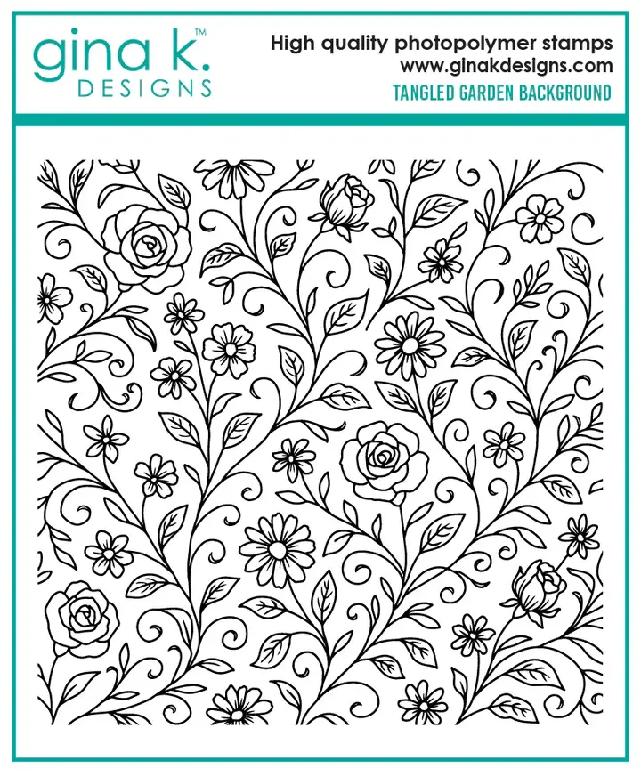STAMPS - Tangled Garden Background Stamp