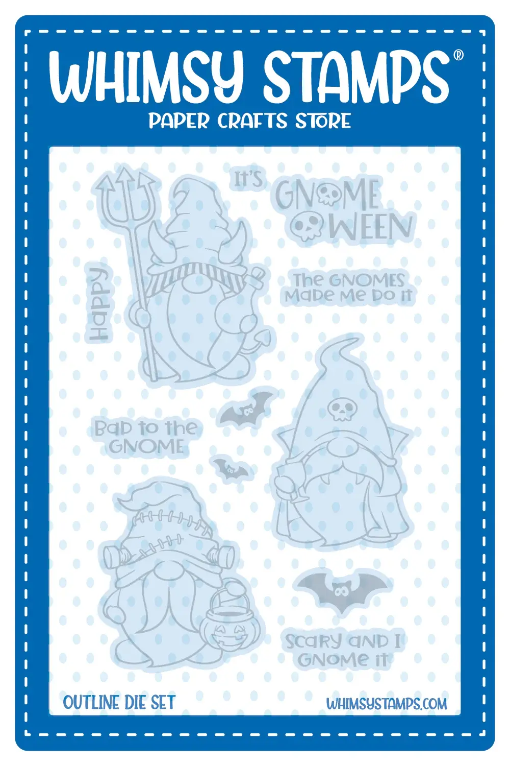 GnomeOween Outline Die Set