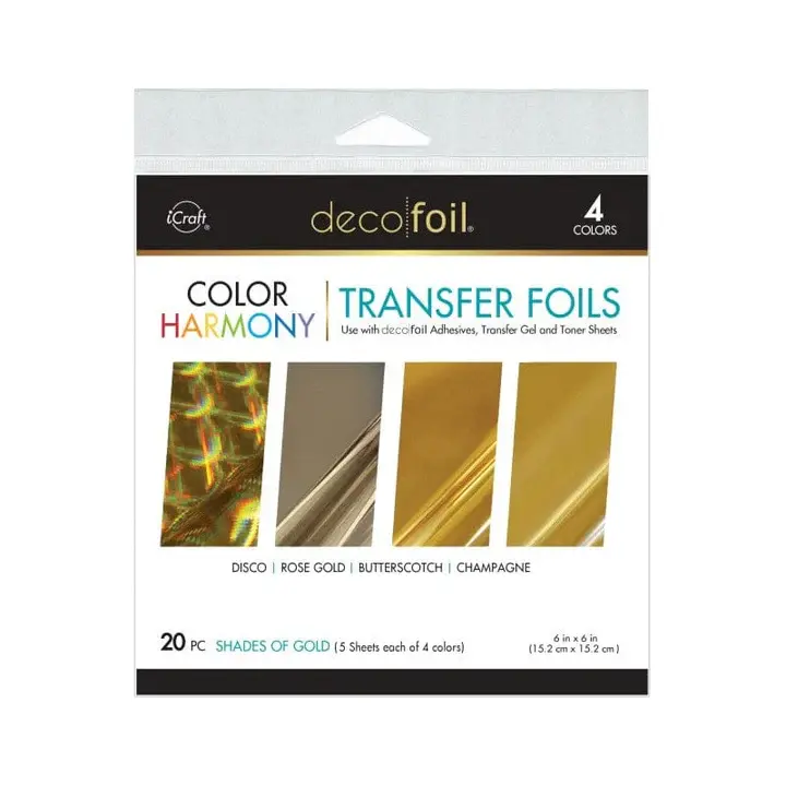 Deco Foil Color Harmony Transfer Foil Shades of Gold