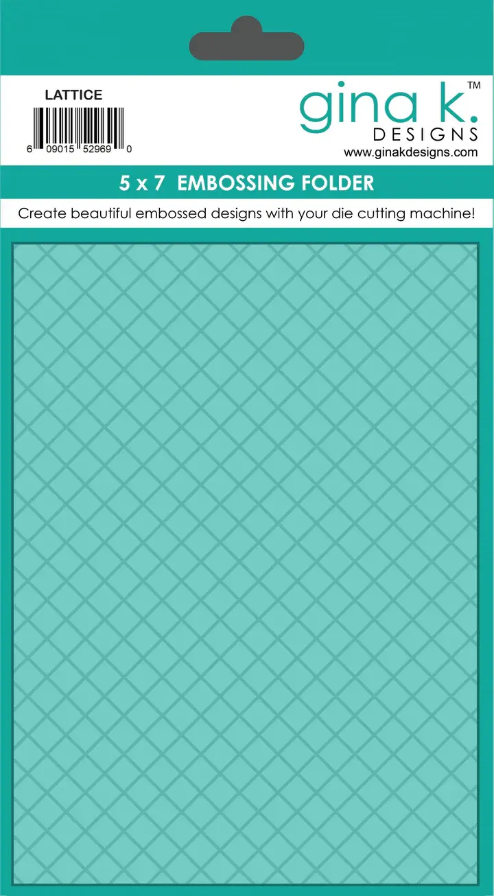 EMBOSSING FOLDER - Lattice