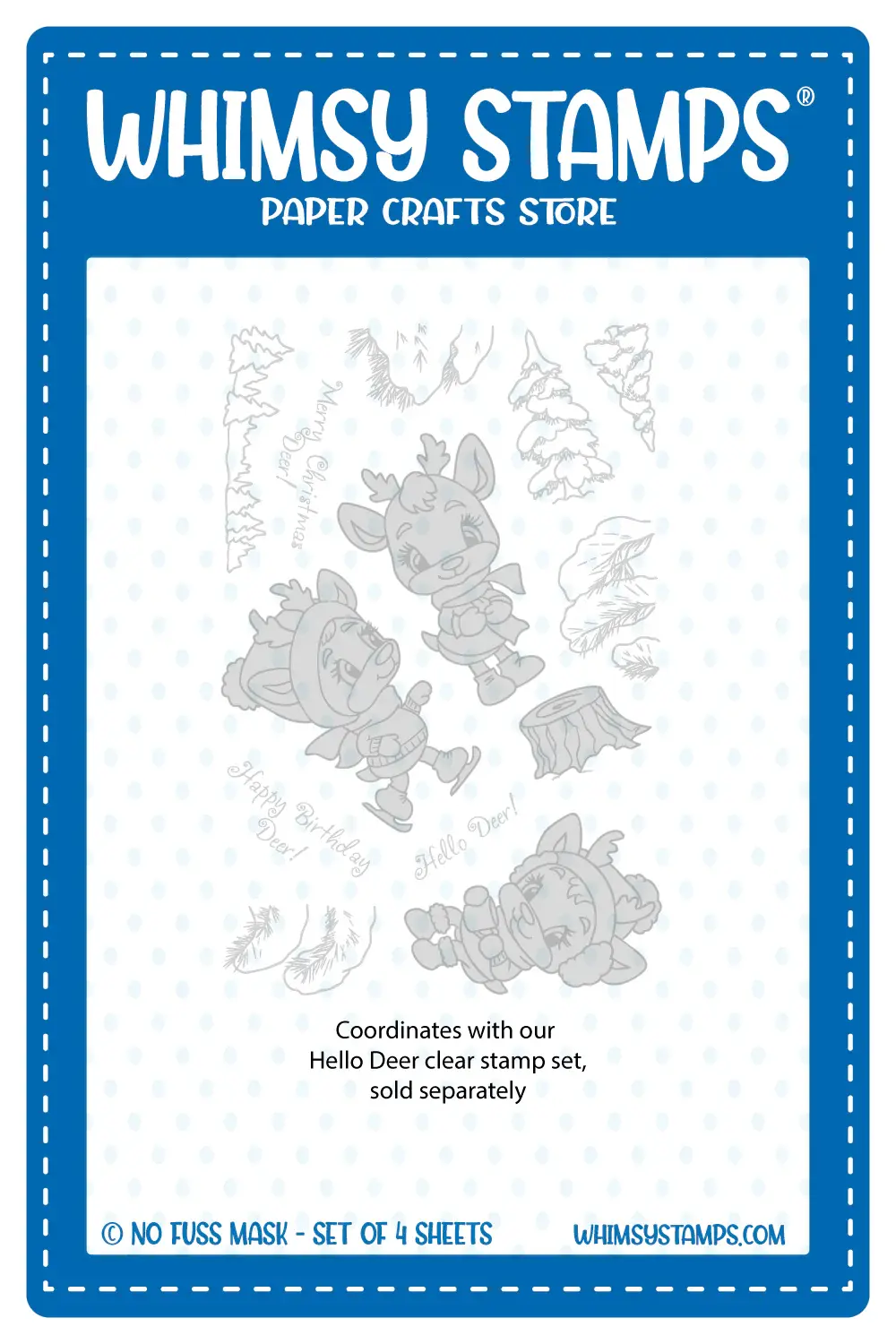 Hello Deer NoFuss Masks