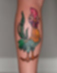 Color realism chicken tattoo by Inkverse Tattoo Studio in Katy, TX`