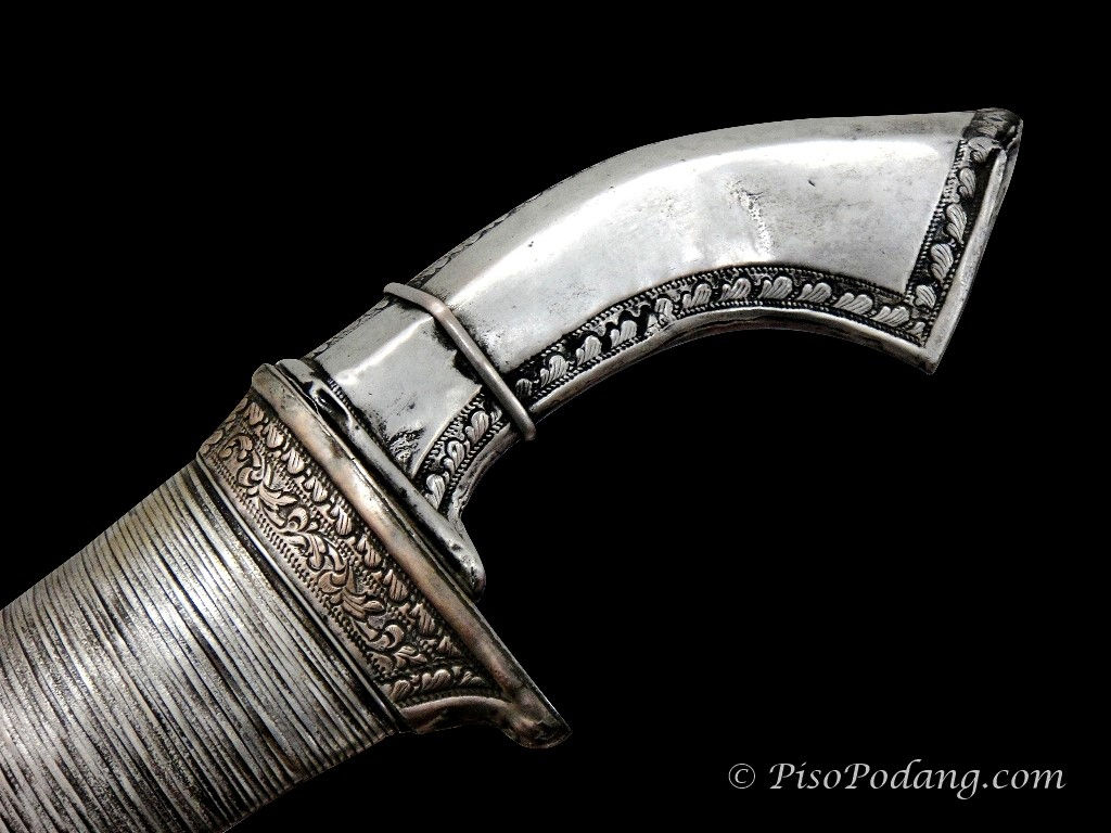 Gobang Parahyangan Sword Gold Locket & Silver Mounting