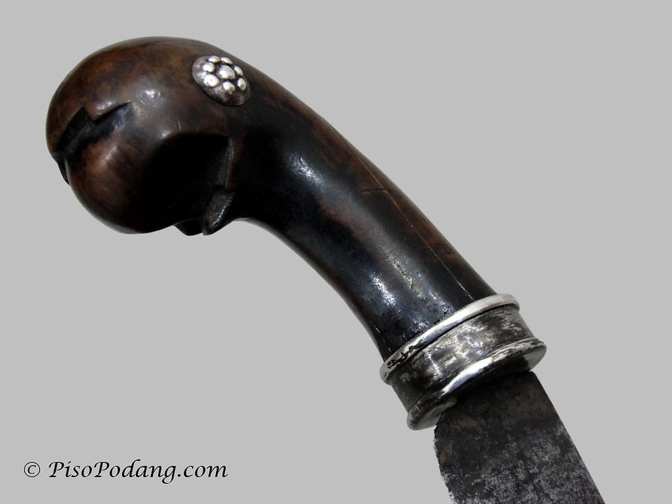 Thumbnail: Kerambit / Korambi Dagger w/ Silver Mounting