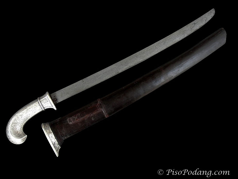 Thumbnail: Gobang Parahyangan Sword Silver Hilt