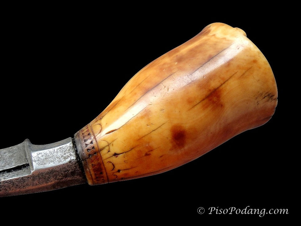 Thumbnail: Sewar Dagger Ivory Hilt w/ Silver Embossed Mounting