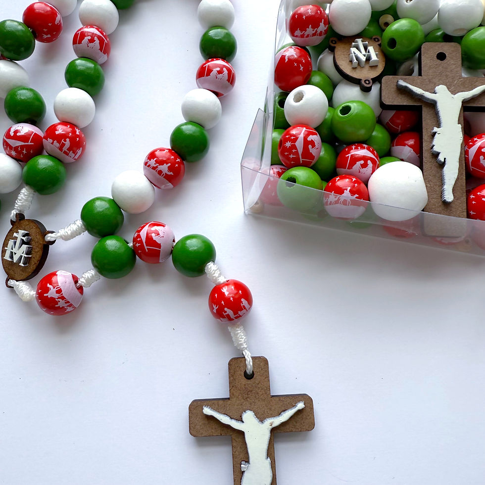 Wall Rosary Nativity