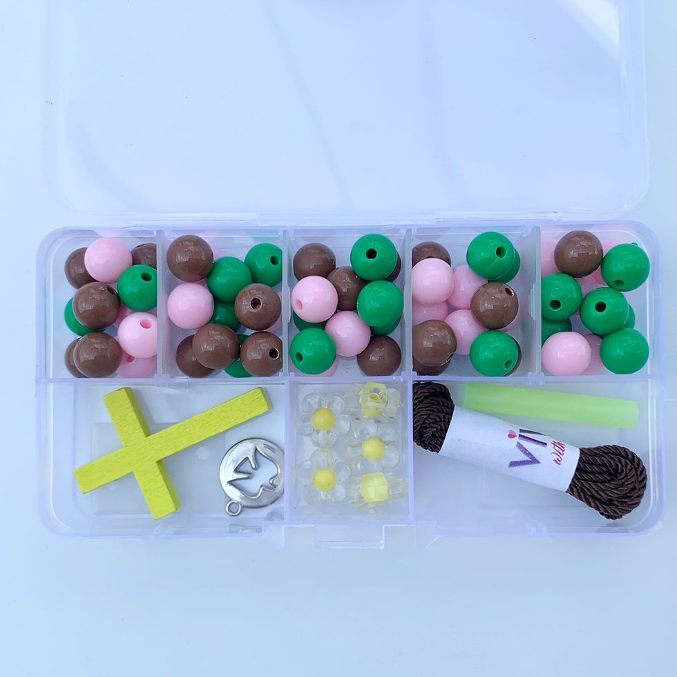 Thumbnail: Flowers Rosary Making Kit