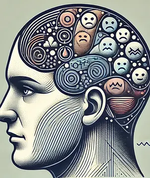 Schéma détaillant le rôle des émotions dans la réponse comportementale selon la Thérapie Cognitivo-Comportementale