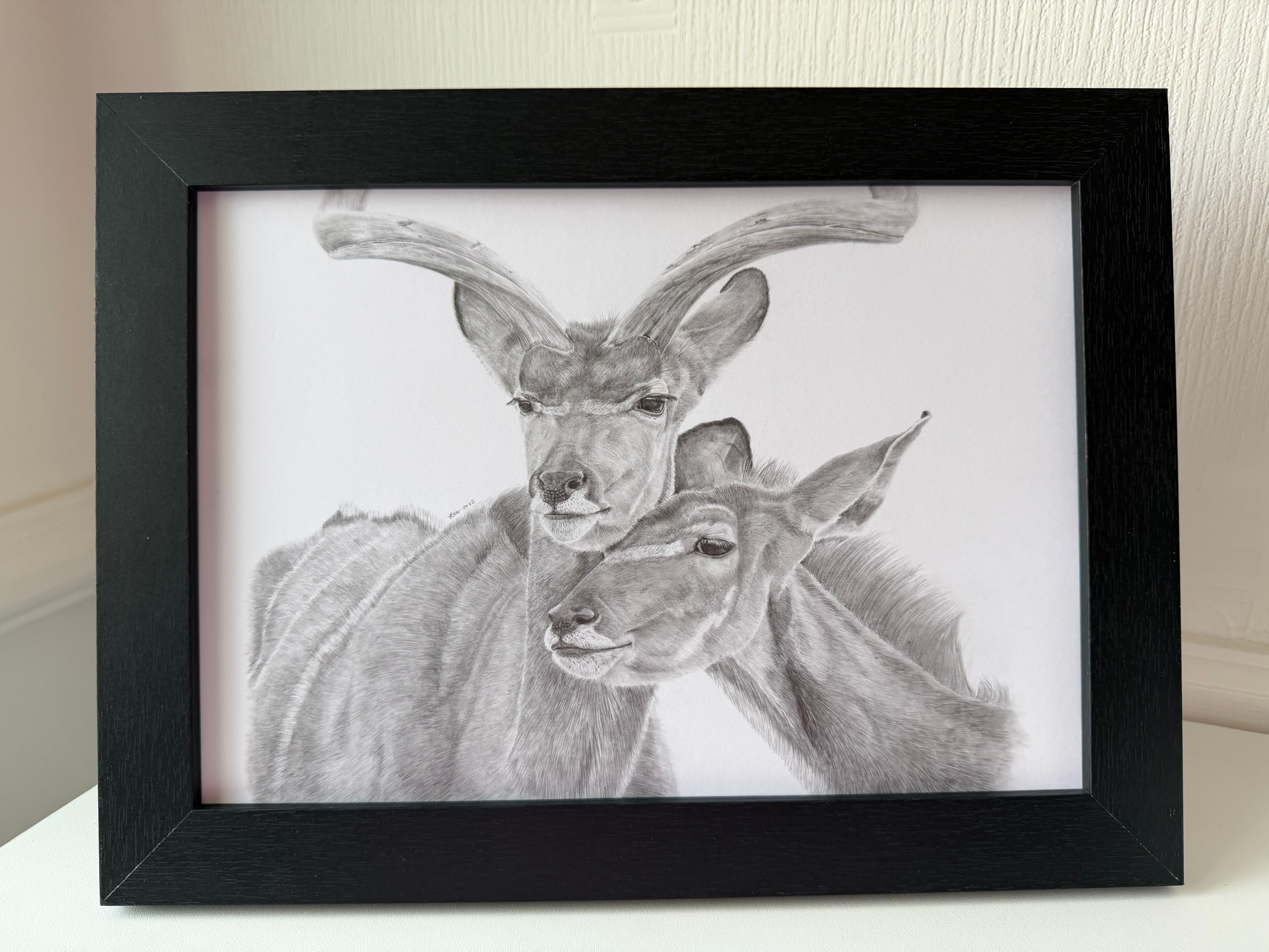 Original Drawing - Eric & Nakia