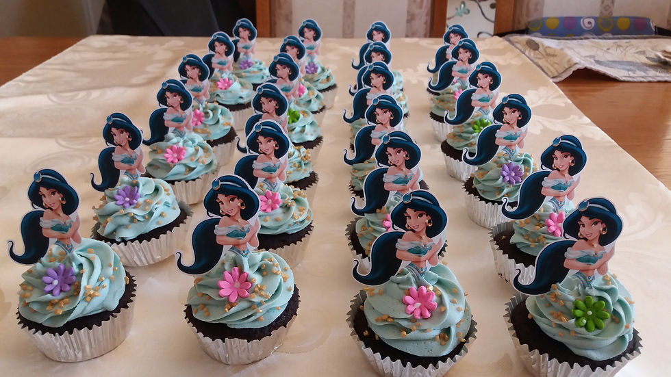Princess Jasmine Cupcakes