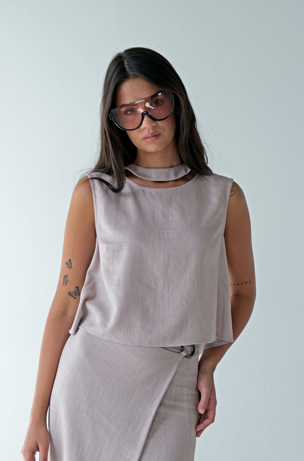 Miniatura: Lniany top