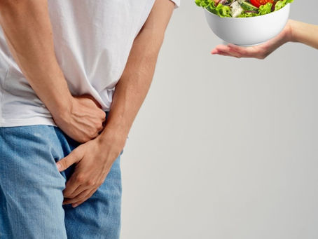 Fellas, eat your greens, whole grains, and olive oil, if you know what’s good for you(r partner).