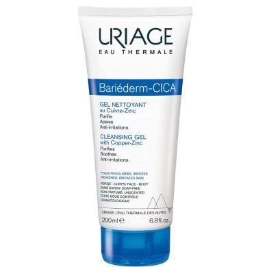 Uriage Bariederm Cica Gel Nettoyant Au Cu Zn 200 Ml