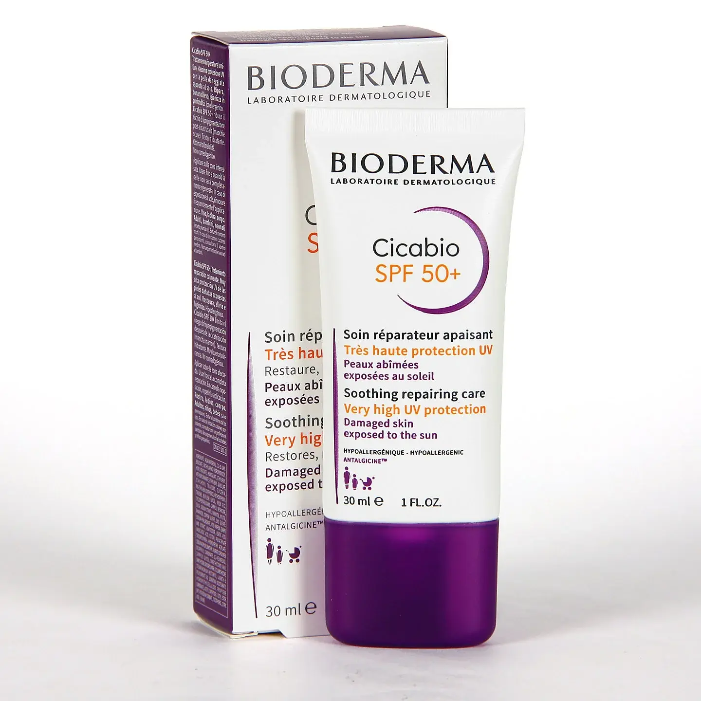 Bioderma – Cicabio Spf 50+ Soin Reparateur Apaisant 30ml