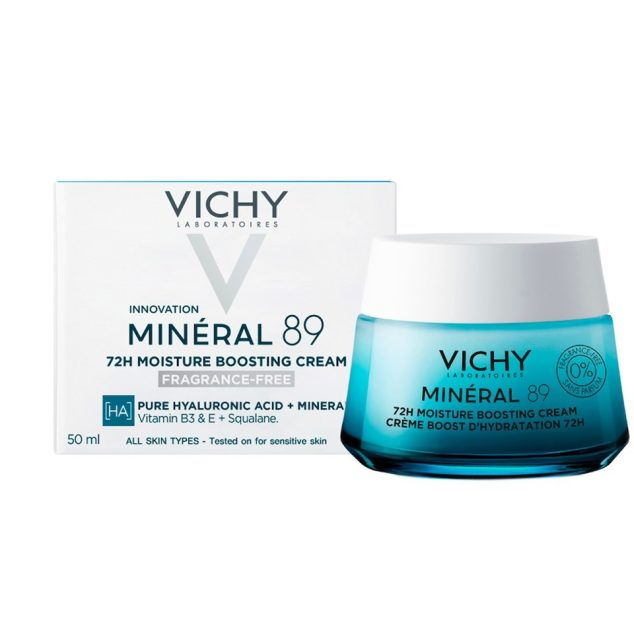 Vichy Mineral 89 Crème Boost D’hydratation 72h 50ml