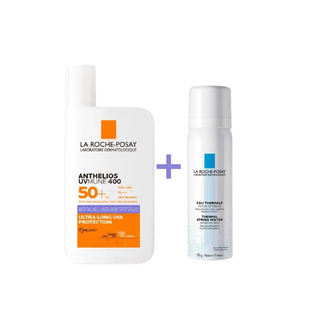 La Roche Posay Anthelios UVMUNE 400 Fluide Anti-Taches spf50+ 50ml = Eau Thermal