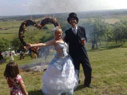 "Tsubi" bespoke wedding dress