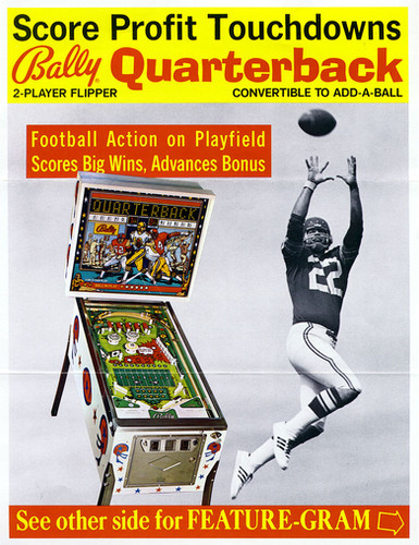 1976 Bally Quarterback (SOLD) | Pinball Resurrection