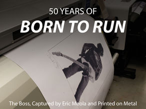 Eric Meola’s Iconic Bruce Springsteen Photographs Come to Life on Bay Photo MetalPrints for the Born to Run 50th Anniversary Exhibit