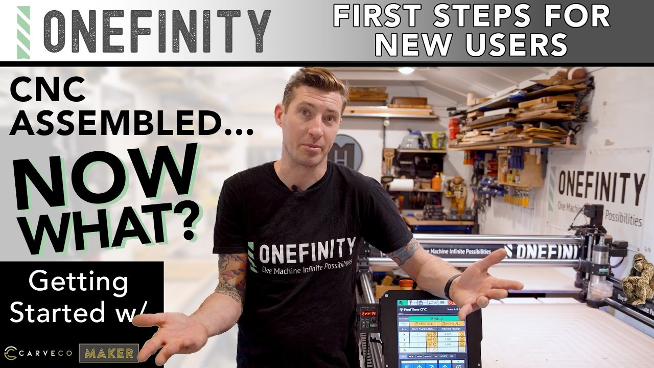 Onefinity User Interface From Assembled to WORKING: Quickstart Guide for Your New Onefinity CNC!