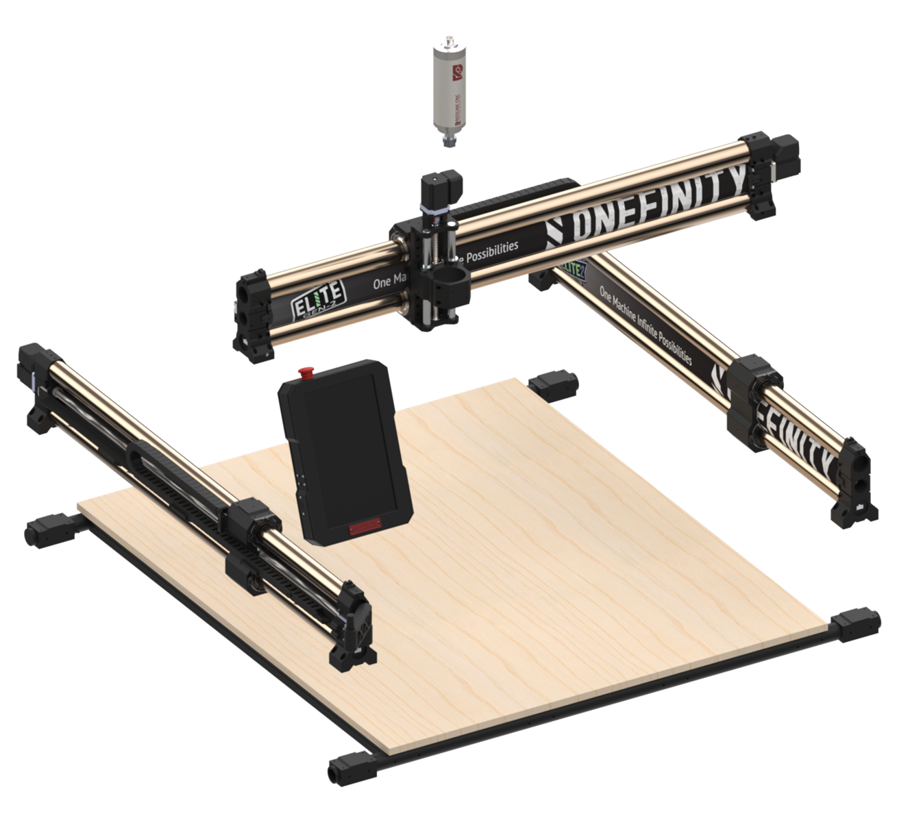 All-metal frame