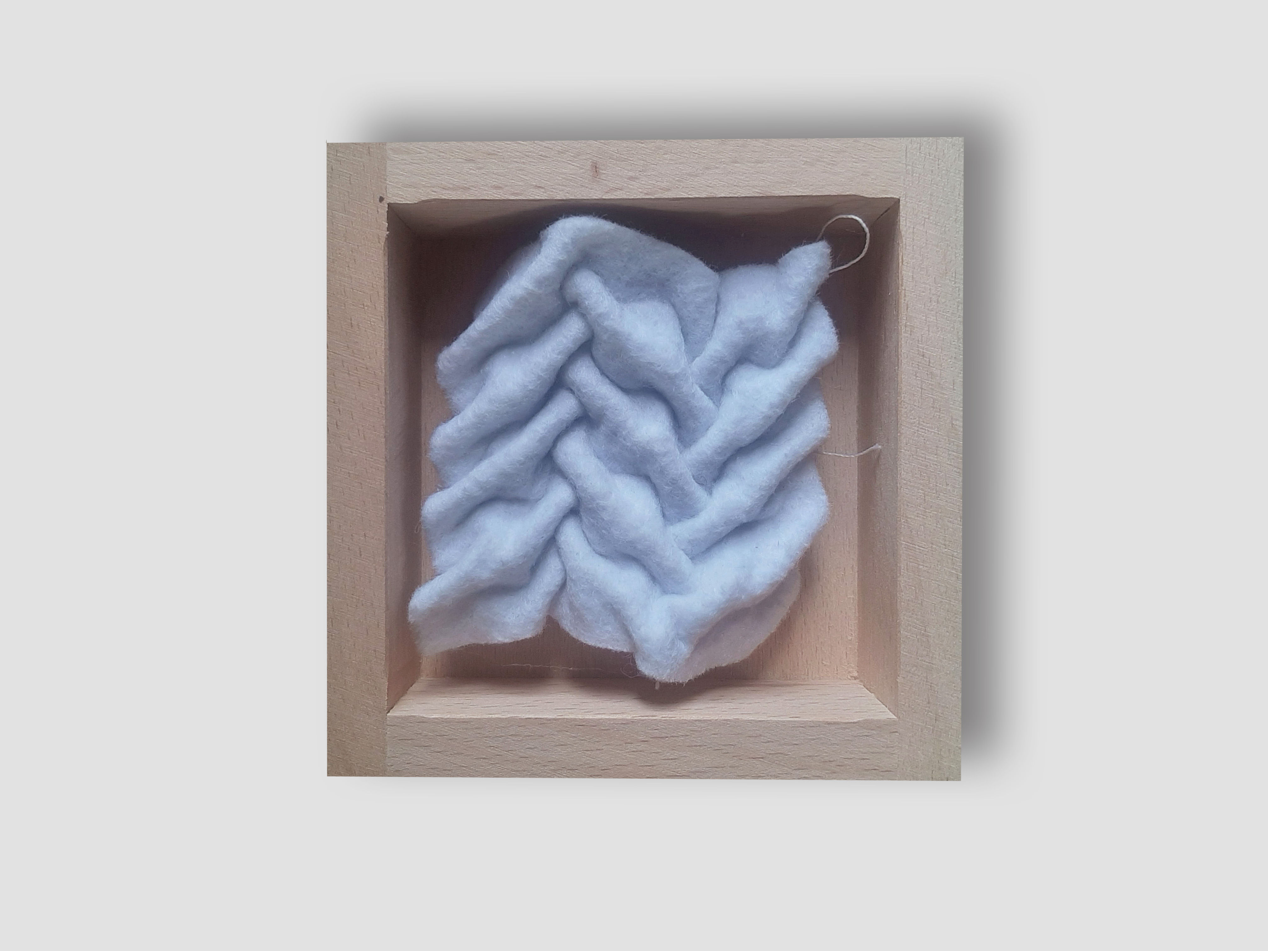 0118 Framed Mini - White, brick