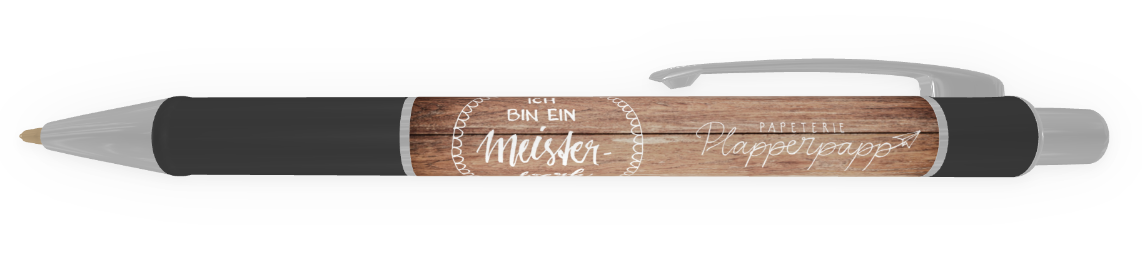 Kugelschreiber "Meisterwerk" Holzoptik