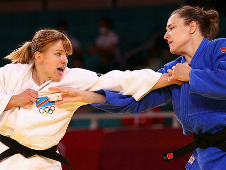 Tokyo 2021: la judokate de RD Congo Marie Branser éliminée et lassée