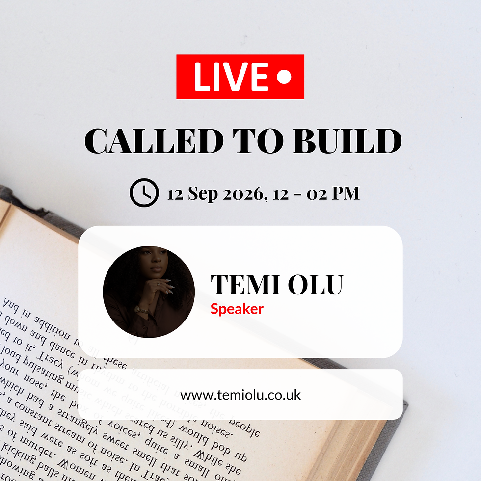 CALLED TO BUILD